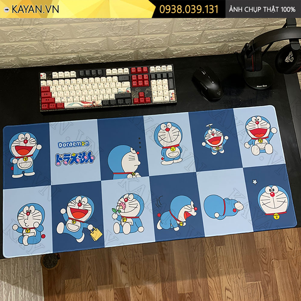 Lót chuột chống nước cỡ lớn 90x40cm dày 3mm DORAEMON-07-90X40