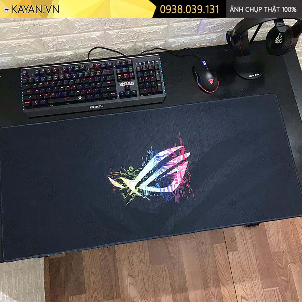 Lót chuột chống nước cỡ lớn 90x40cm dày 3mm ROG-02-90X40