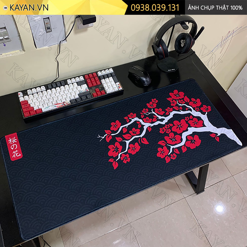 Lót chuột chống nước cỡ lớn 90x40cm dày 3mm SAKURA-03-90X40