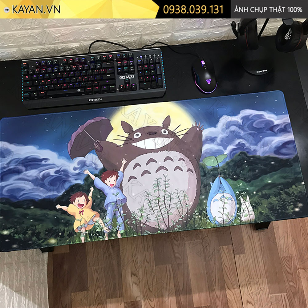 Lót chuột chống nước cỡ lớn 90x40cm dày 3mm TOTORO-02-90X40