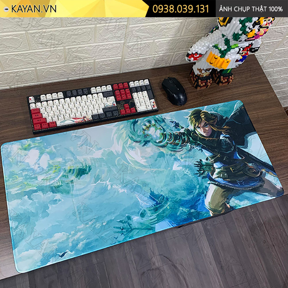Lót chuột chống nước cỡ lớn 90x40cm dày 3mm ZELDA-05-90X40