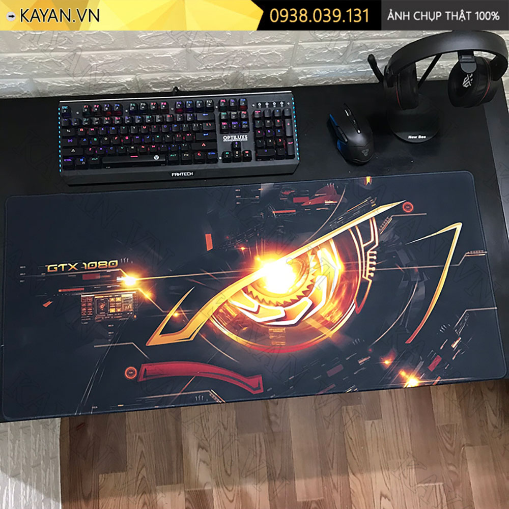Lót chuột chống nước cỡ lớn 90x40cm dày 3mm ROG-11-90X40
