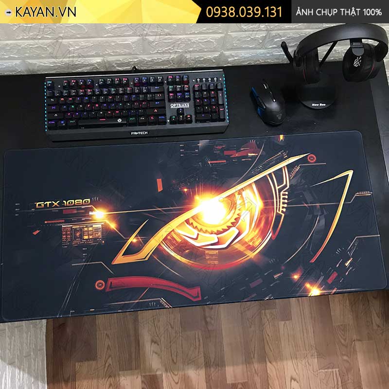 Lót chuột chống nước cỡ lớn 80x30cm dày 3mm ROG-11-80X30