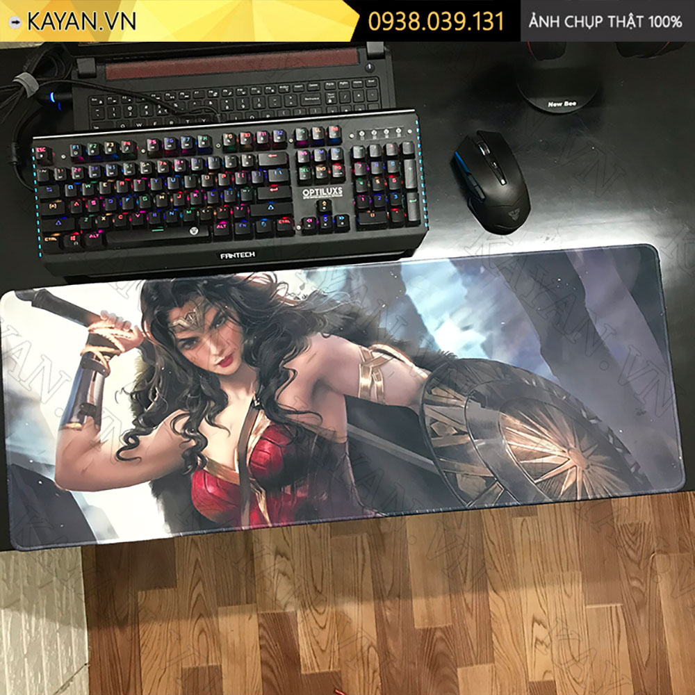 Lót chuột chống nước cỡ lớn 90x40cm dày 3mm AVENGERS-30-90X40
