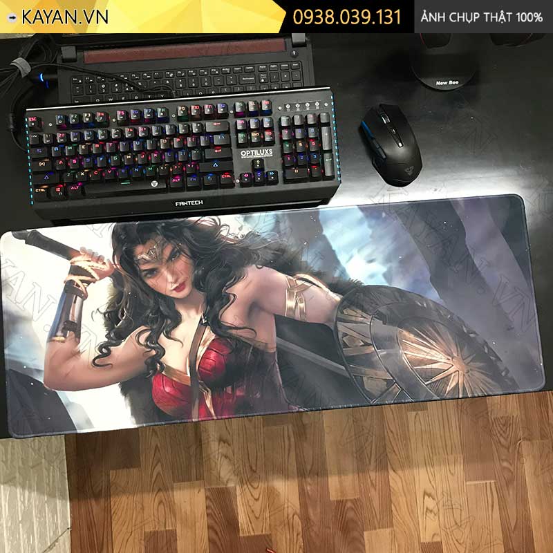 Lót chuột chống nước cỡ lớn 80x30cm dày 3mm AVENGERS-30-80X30