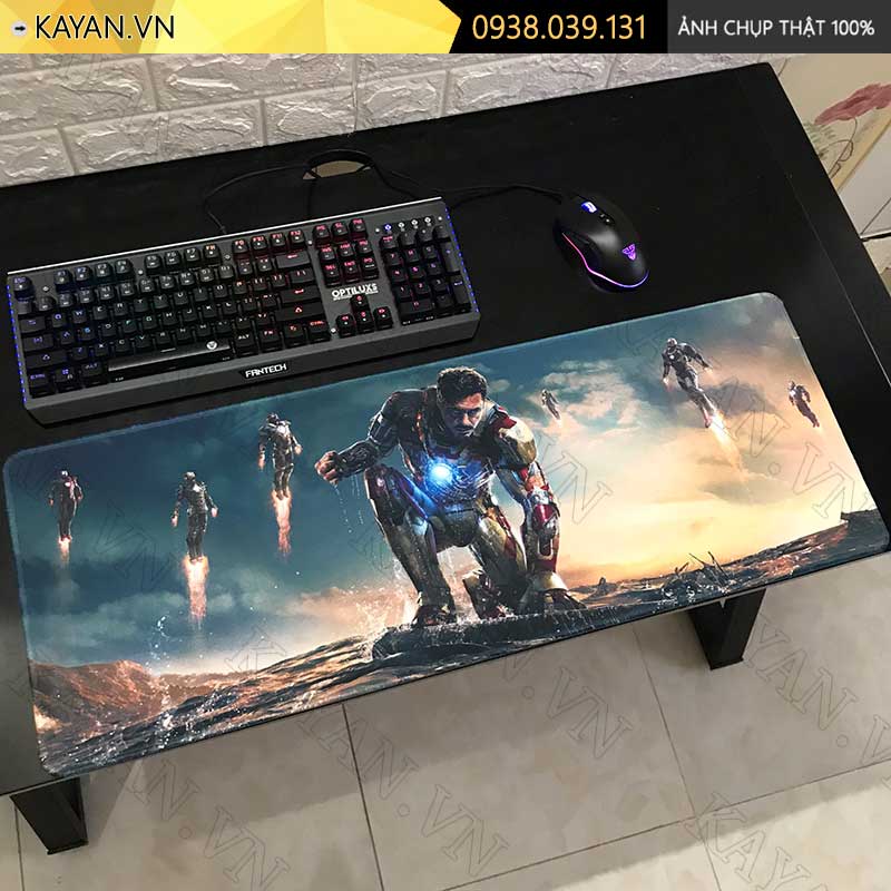 Lót chuột chống nước cỡ lớn 80x30cm dày 3mm AVENGERS-04-80X30