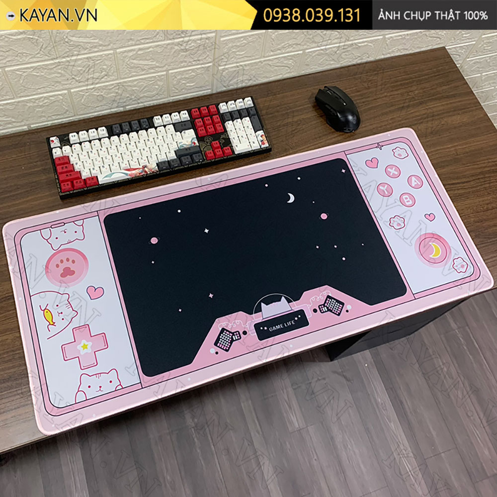 Lót chuột chống nước cỡ lớn 90x40cm dày 3mm GAMECONSOLE-01-90X40