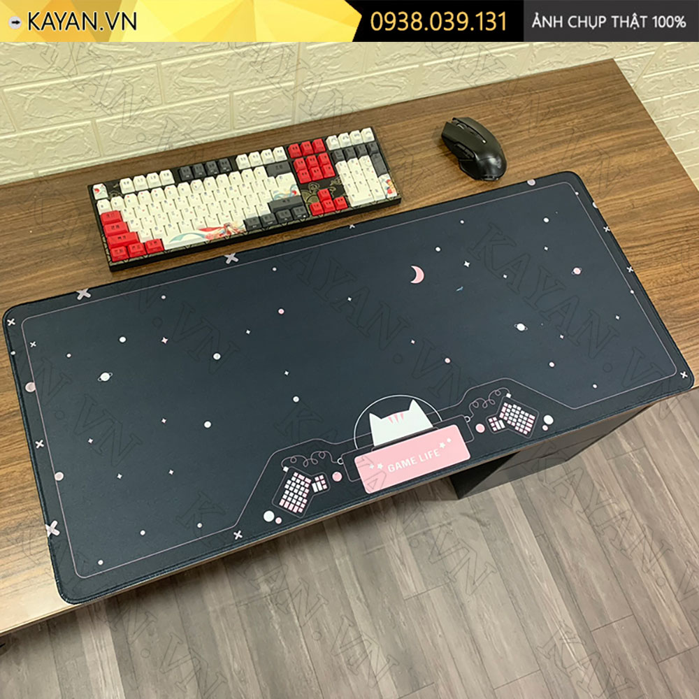Lót chuột chống nước cỡ lớn 90x40cm dày 3mm GAMECONSOLE-08-90X40