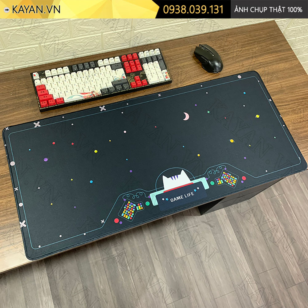 Lót chuột chống nước cỡ lớn 90x40cm dày 3mm GAMECONSOLE-09-90X40