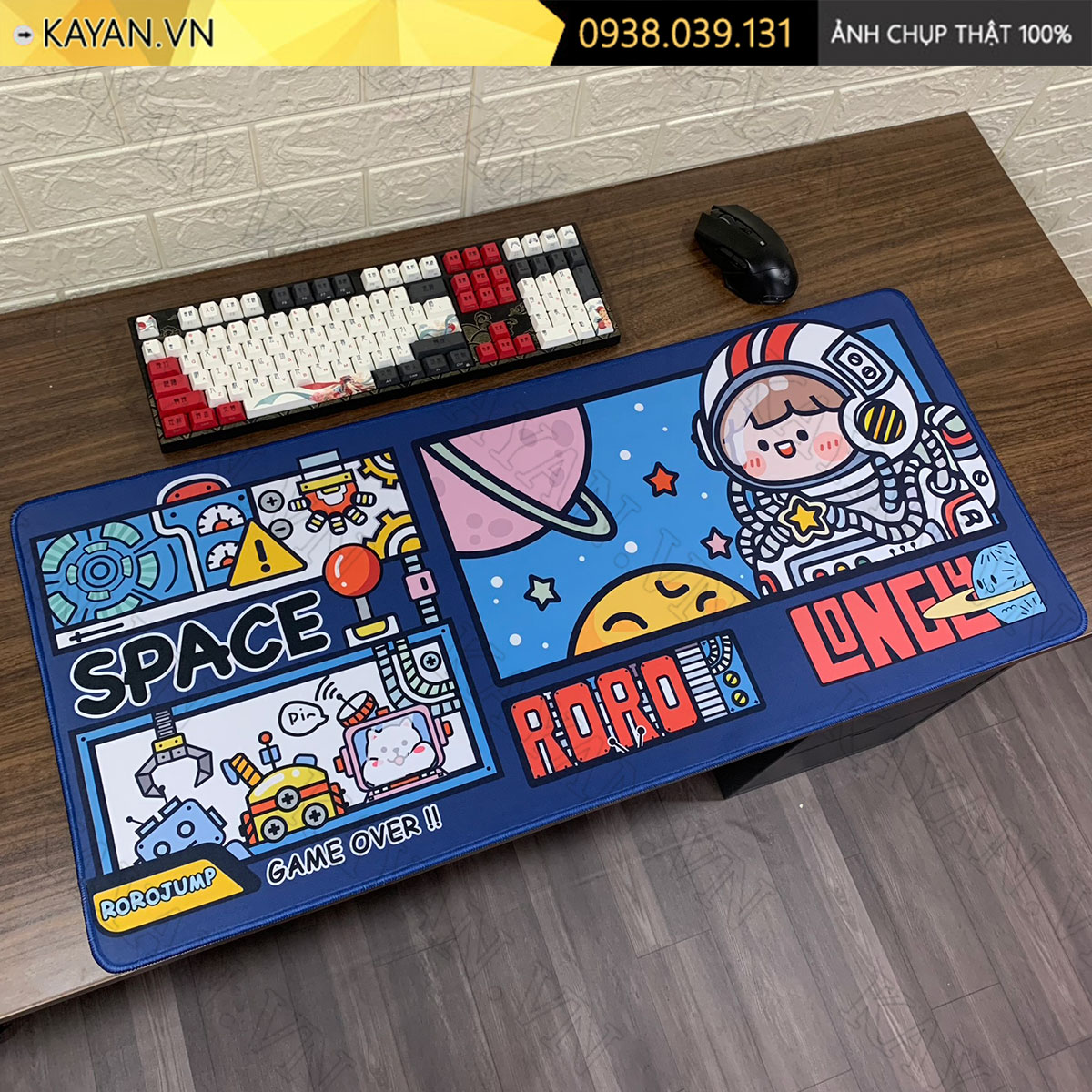 Lót chuột chống nước cỡ lớn 90x40cm dày 5MM UNIVERSE-12-90X40-5MM