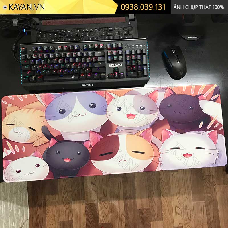 Lót chuột chống nước cỡ lớn 80x30cm dày 3mm CUTE-30-80X30