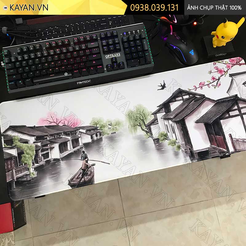 Lót chuột chống nước cỡ lớn 80x30cm dày 3mm CUTE-04-80X30