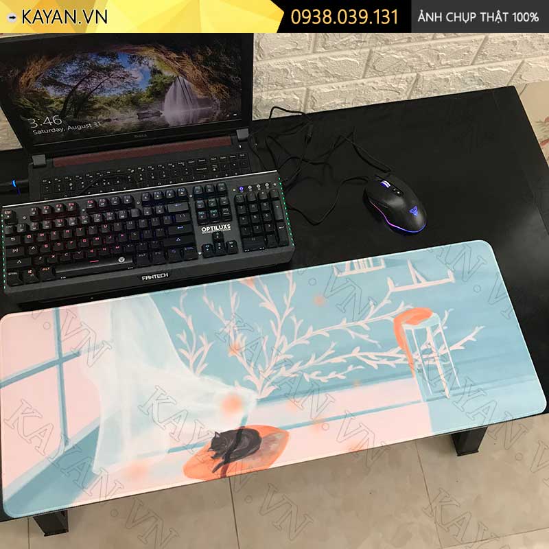 Lót chuột chống nước cỡ lớn 80x30cm dày 3mm CUTE-05-80X30