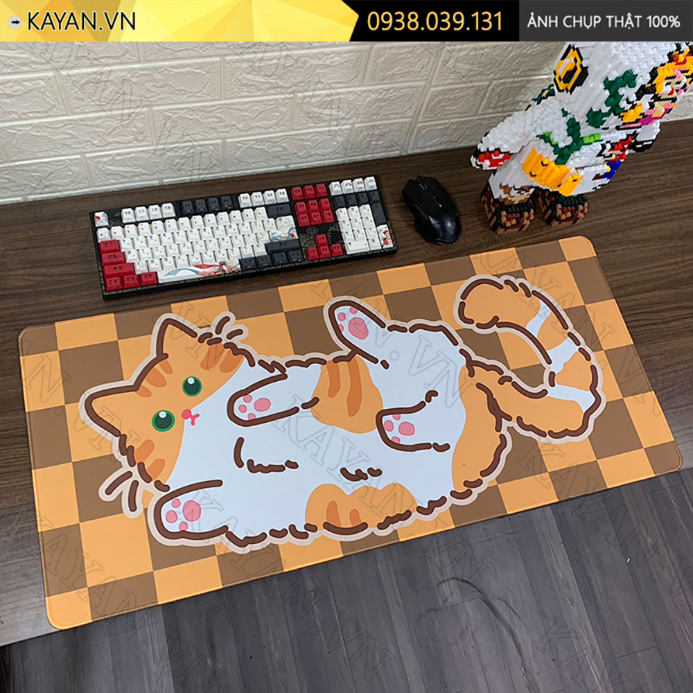 Lót chuột chống nước cỡ lớn 90x40cm dày 3mm CUTE-82-90X40
