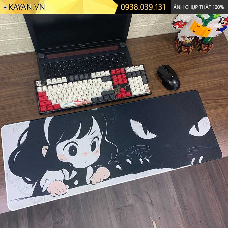 Lót chuột chống nước cỡ lớn 80x30cm dày 3mm CUTE-87-80X30