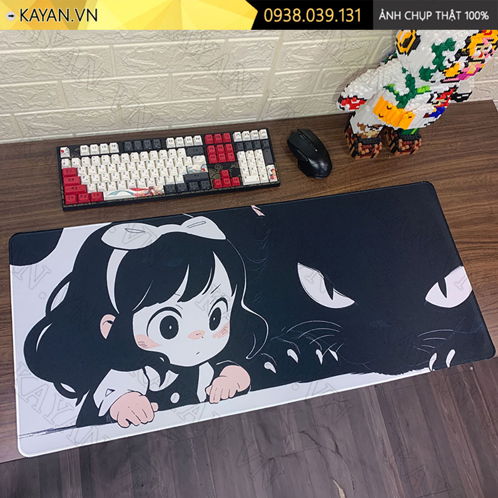 Lót chuột chống nước cỡ lớn 90x40cm dày 3mm CUTE-87-90X40