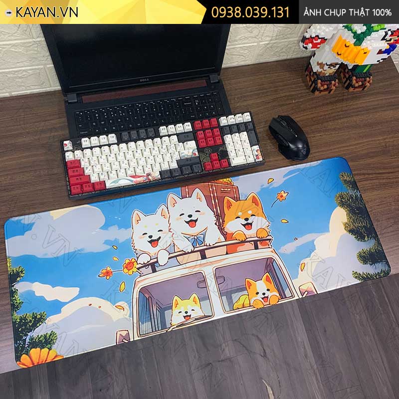Lót chuột chống nước cỡ lớn 80x30cm dày 3mm CUTE-88-80X30