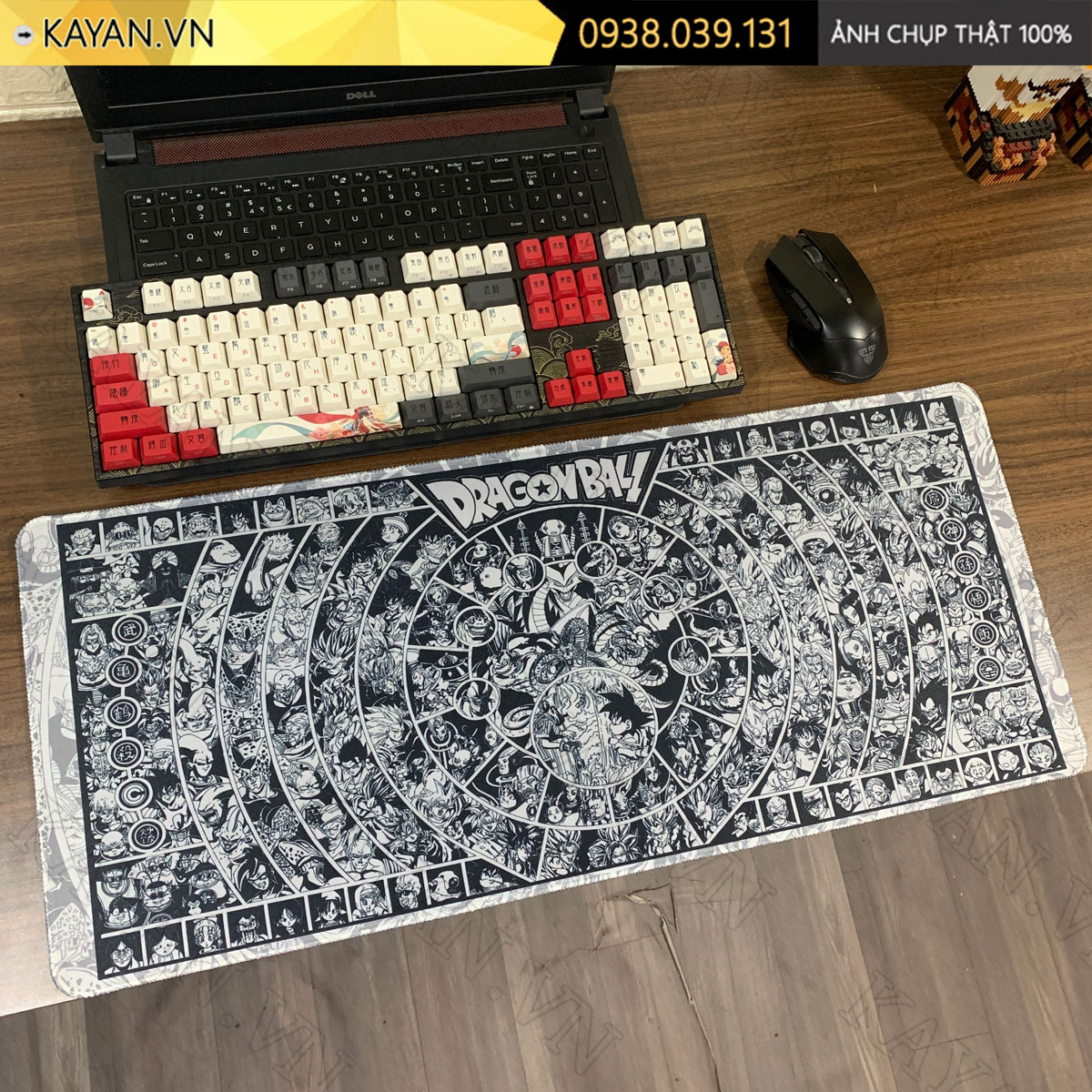 Lót chuột chống nước cỡ lớn 70x30cm dày 3mm DRAGONBALL-12-70X30