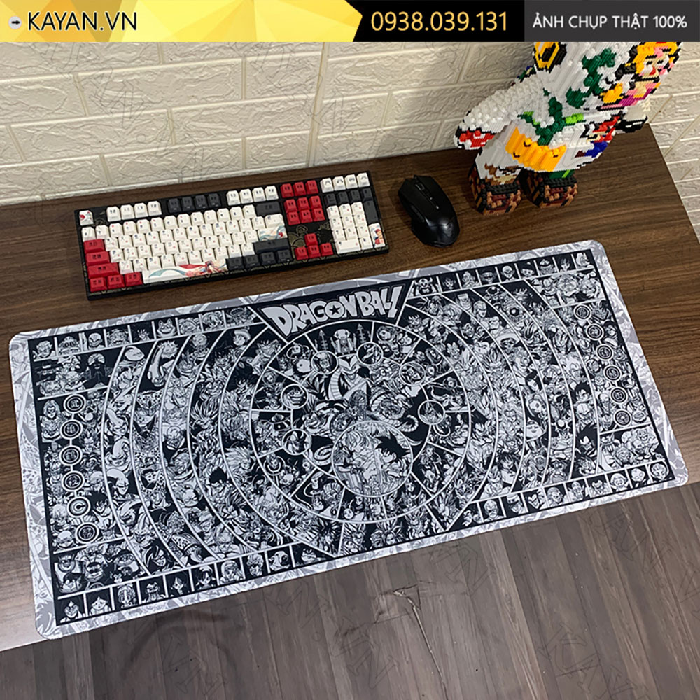 Lót chuột chống nước cỡ lớn 90x40cm dày 3mm DRAGONBALL-12-90X40