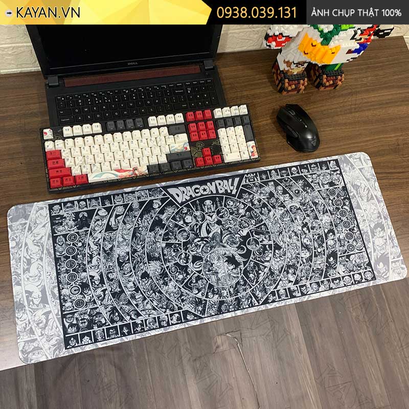 Lót chuột chống nước cỡ lớn 80x30cm dày 3mm DRAGONBALL-12-80X30