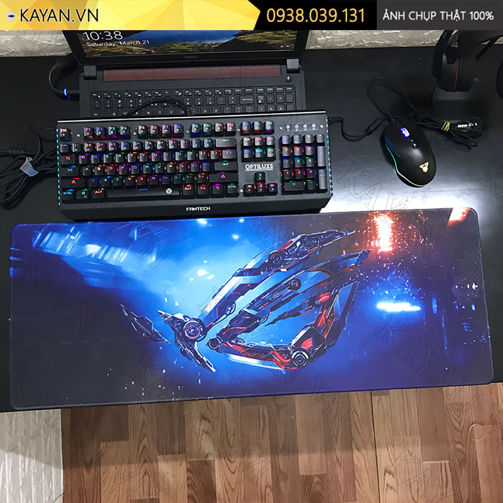 Lót chuột chống nước cỡ lớn 90x40cm dày 3mm ROG-05-90X40
