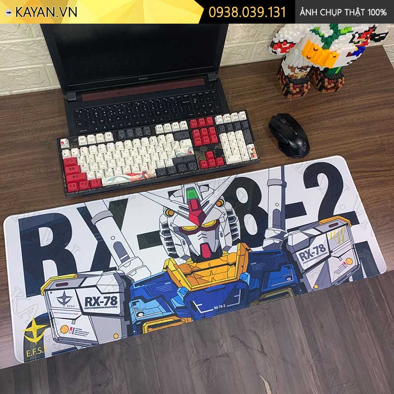 Lót chuột chống nước cỡ lớn 80x30cm dày 3mm GUNDAM-28-80X30