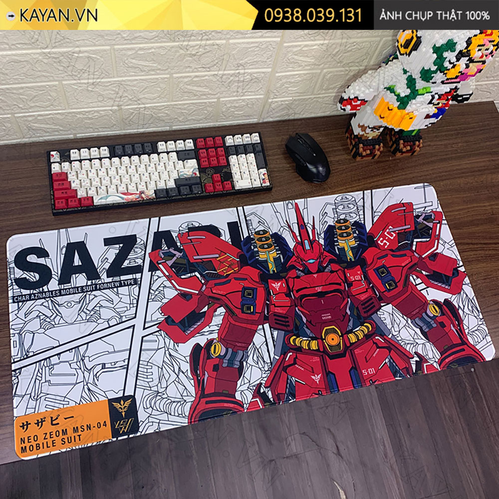 Lót chuột chống nước cỡ lớn 90x40cm dày 3mm GUNDAM-30-90X40