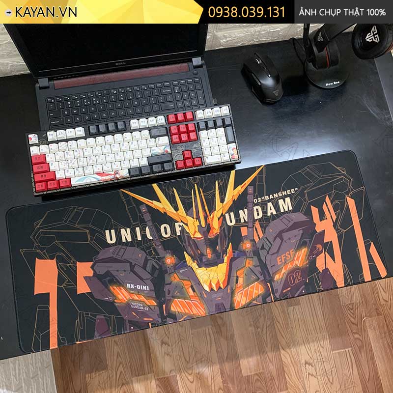 Lót chuột chống nước cỡ lớn 80x30cm dày 3mm GUNDAM-06-80X30