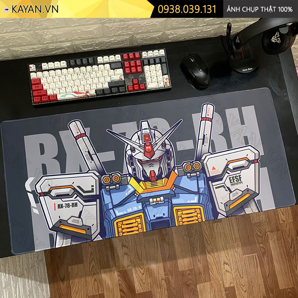 Lót chuột chống nước cỡ lớn 90x40cm dày 3mm GUNDAM-08-90X40