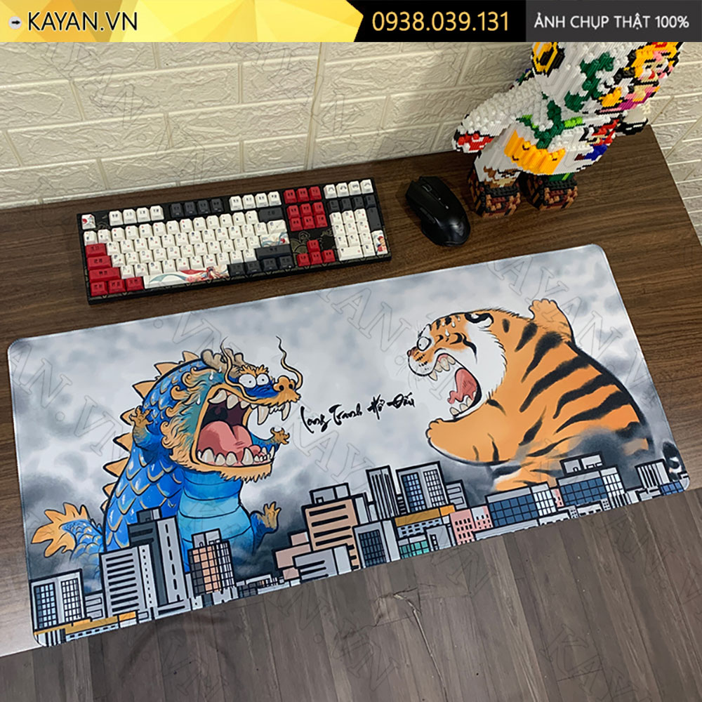 Lót chuột chống nước cỡ lớn 90x40cm dày 3mm HOMAP-01-90X40