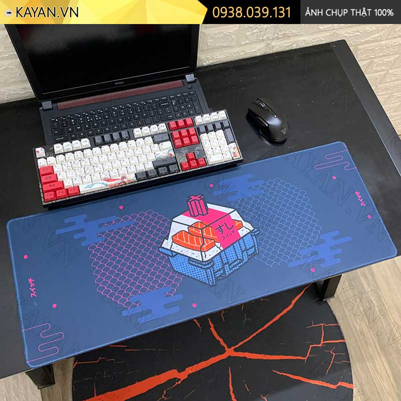 Lót chuột chống nước cỡ lớn 80x30cm dày 3mm KEYSWITCH-04-80X30