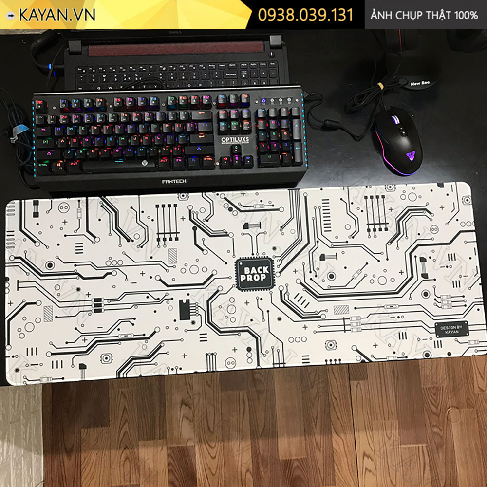 Lót chuột chống nước cỡ lớn 90x40cm dày 3mm MB-03-90X40