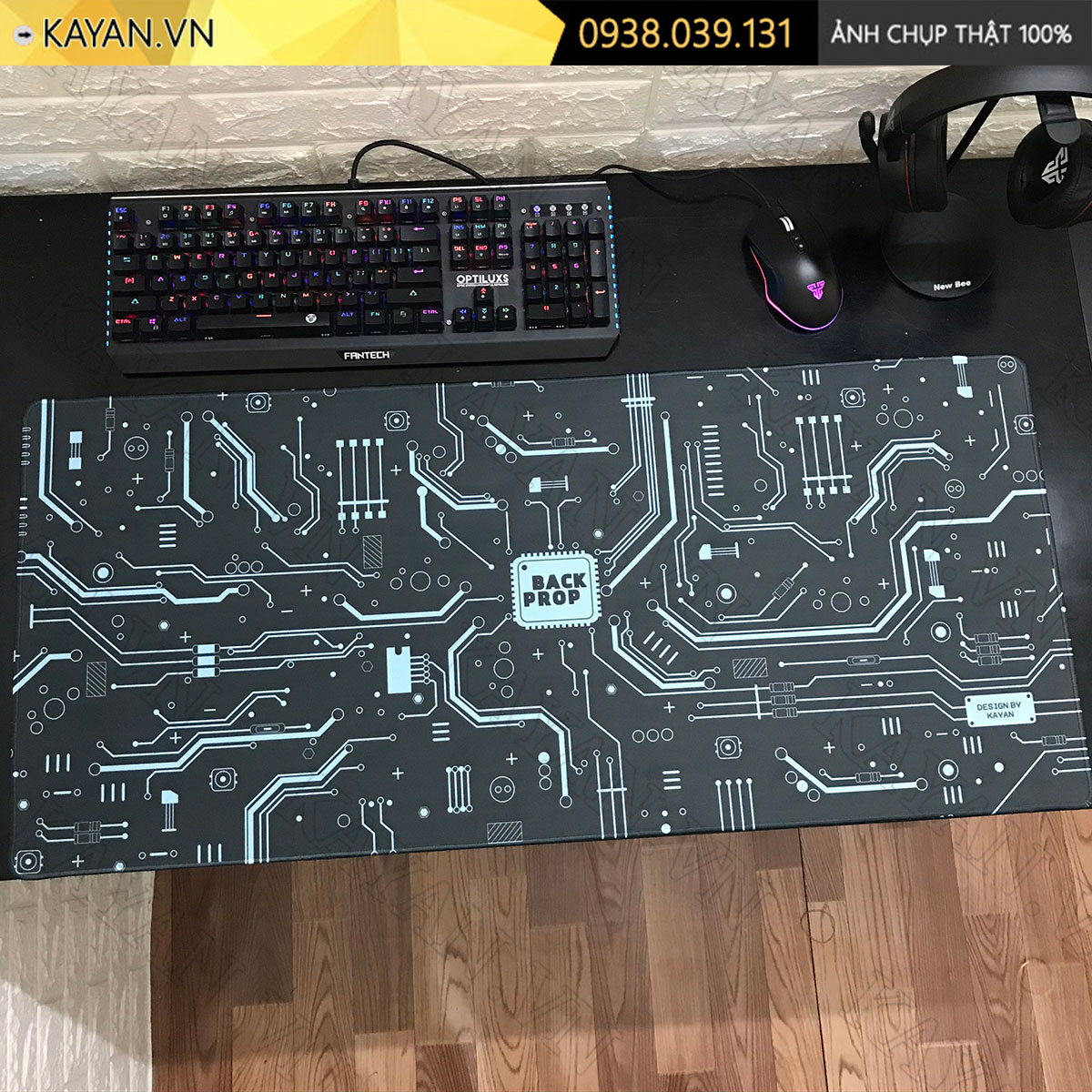 Lót chuột chống nước cỡ lớn 90x40cm dày 5MM MB-05-90X40-5MM