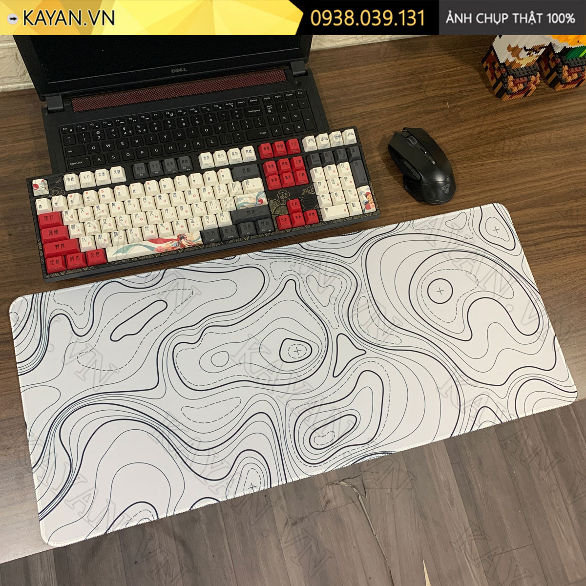Lót chuột chống nước cỡ lớn 70x30cm dày 3mm MINIMAL-12-70X30