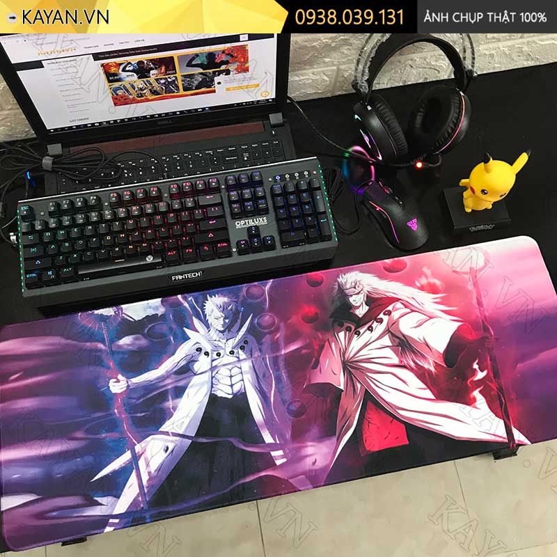 Lót chuột chống nước cỡ lớn 80x30cm dày 3mm NARUTO-13-80X30