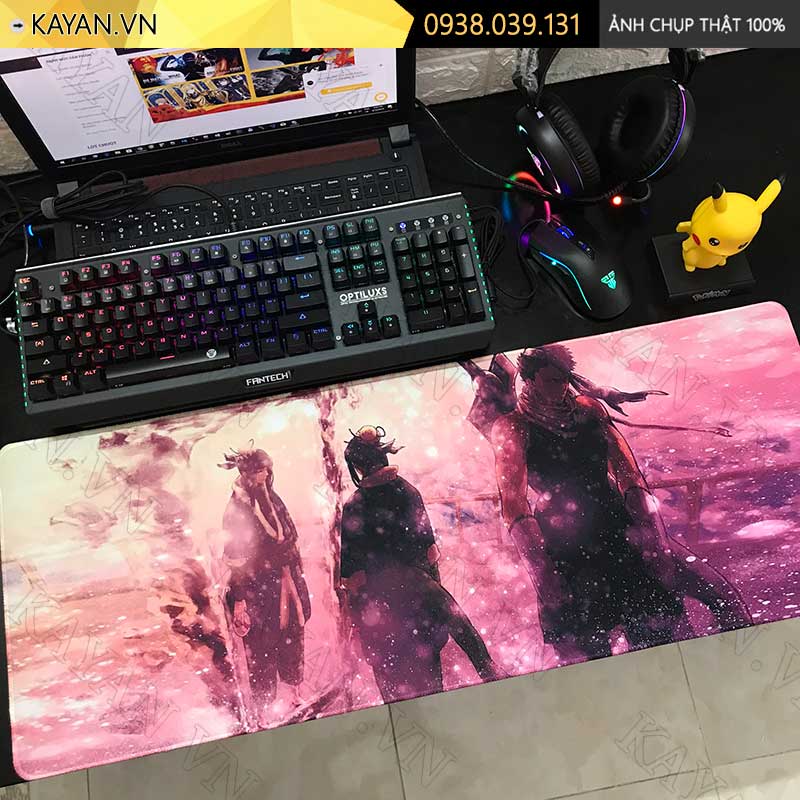 Lót chuột chống nước cỡ lớn 80x30cm dày 3mm NARUTO-17-80X30