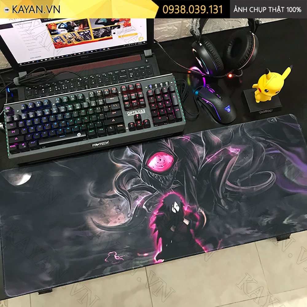 Lót chuột chống nước cỡ lớn 90x40cm dày 3mm NARUTO-19-90X40