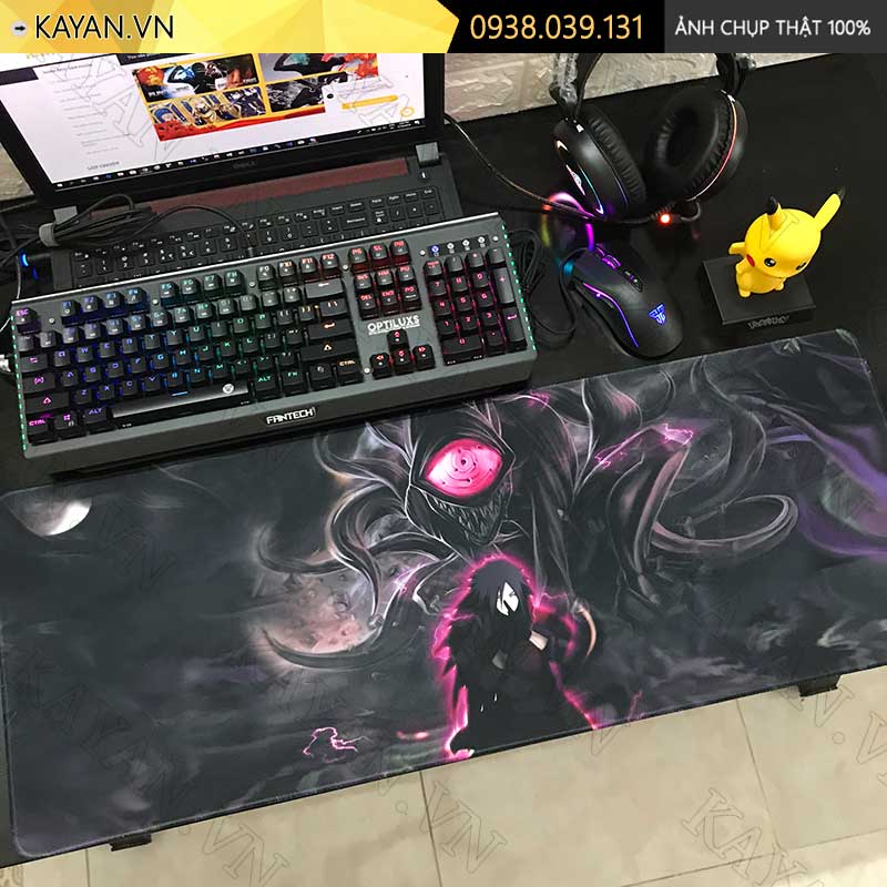 Lót chuột chống nước cỡ lớn 80x30cm dày 3mm NARUTO-19-80X30