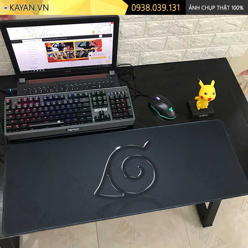 Lót chuột chống nước cỡ lớn 80x30cm dày 3mm NARUTO-07-80X30
