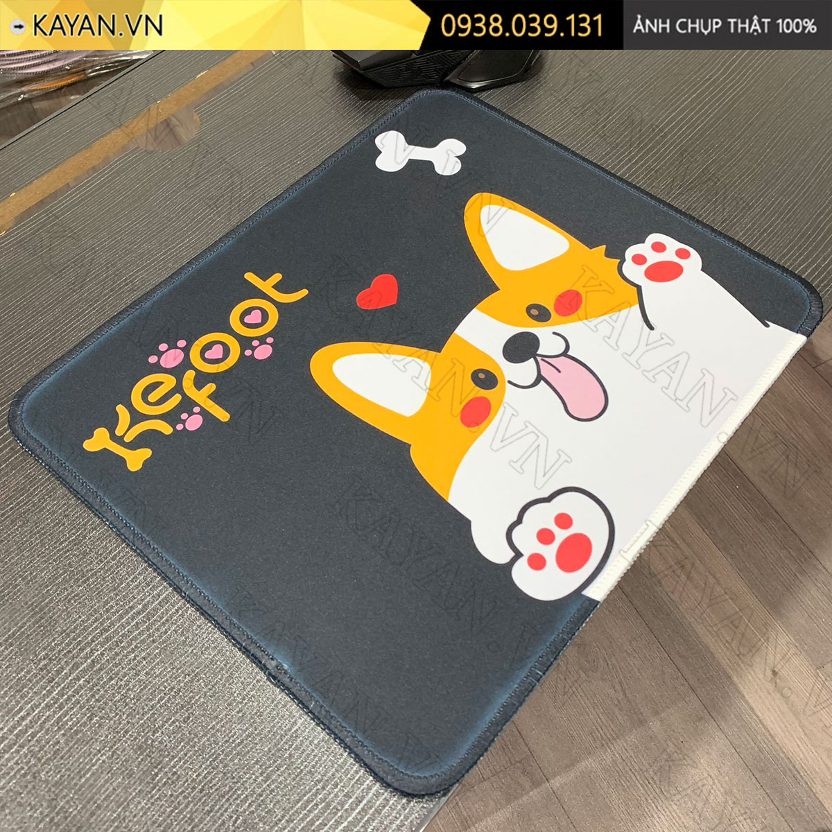 Lót chuột chống nước cỡ nhỏ 30x25cm dày 3mm CUTE-11-30X25