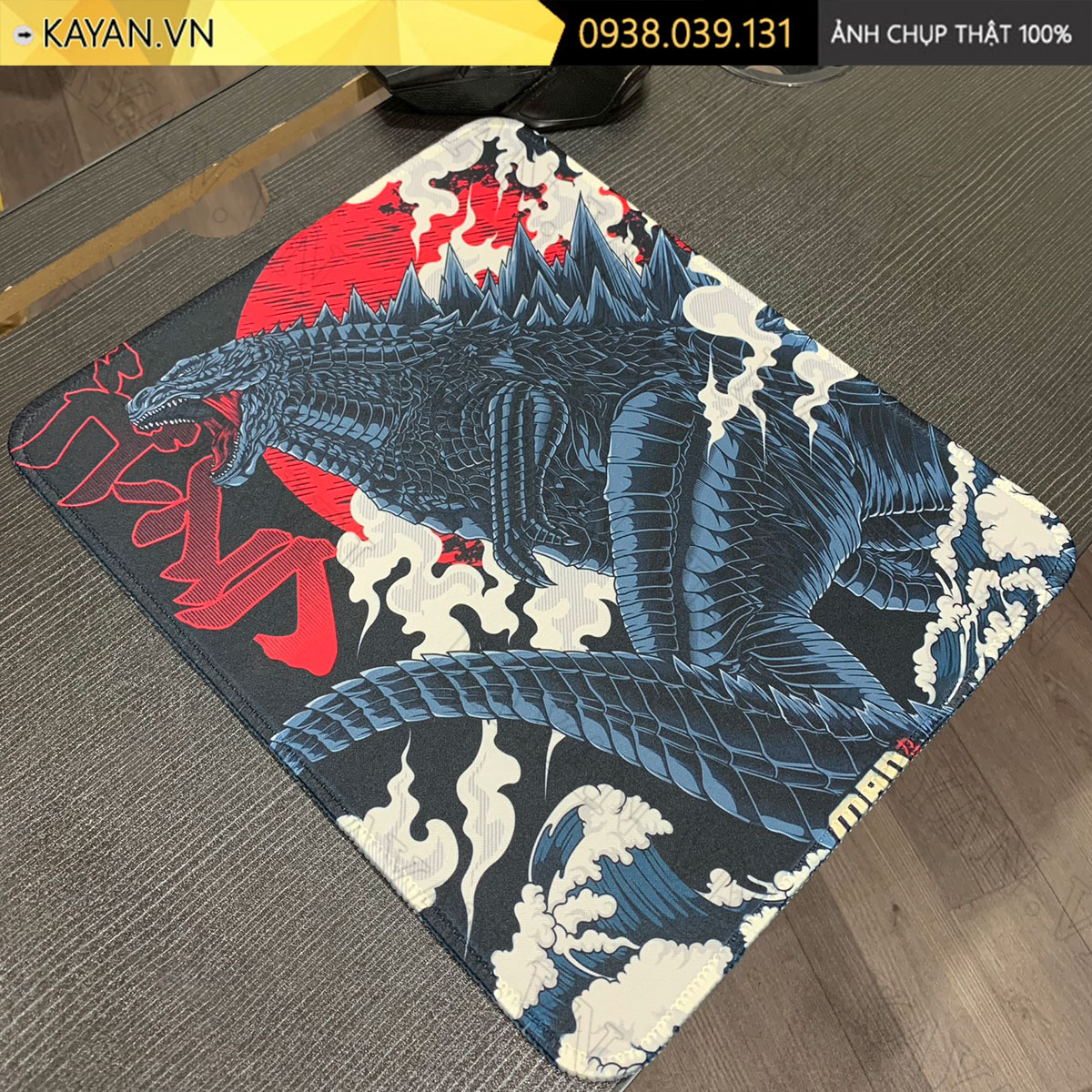 Lót chuột chống nước cỡ nhỏ 30x25cm dày 3mm GODZILLA-01-30X25