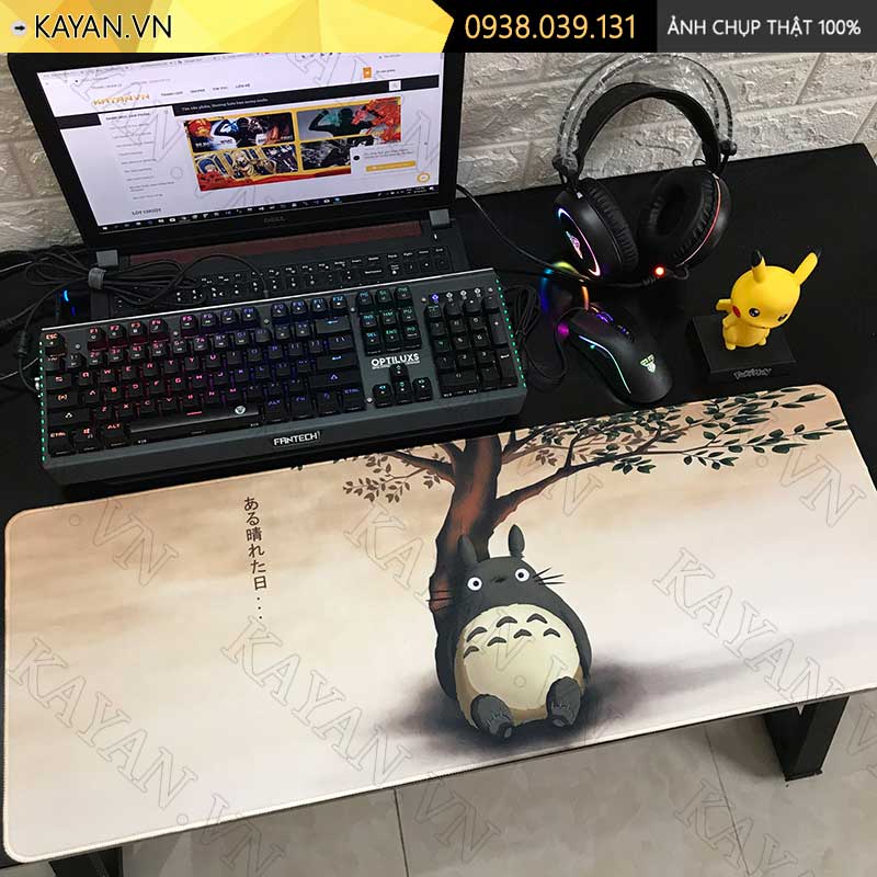 Lót chuột chống nước cỡ lớn 80x30cm dày 3mm TOTORO-03-80X30