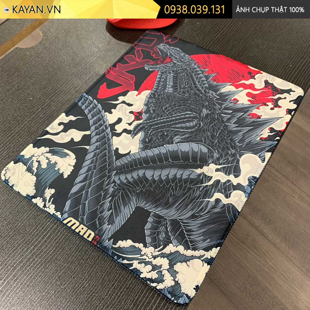 Lót chuột chống nước cỡ nhỏ 26x21cm dày 3mm S-131 (GODZILLA)