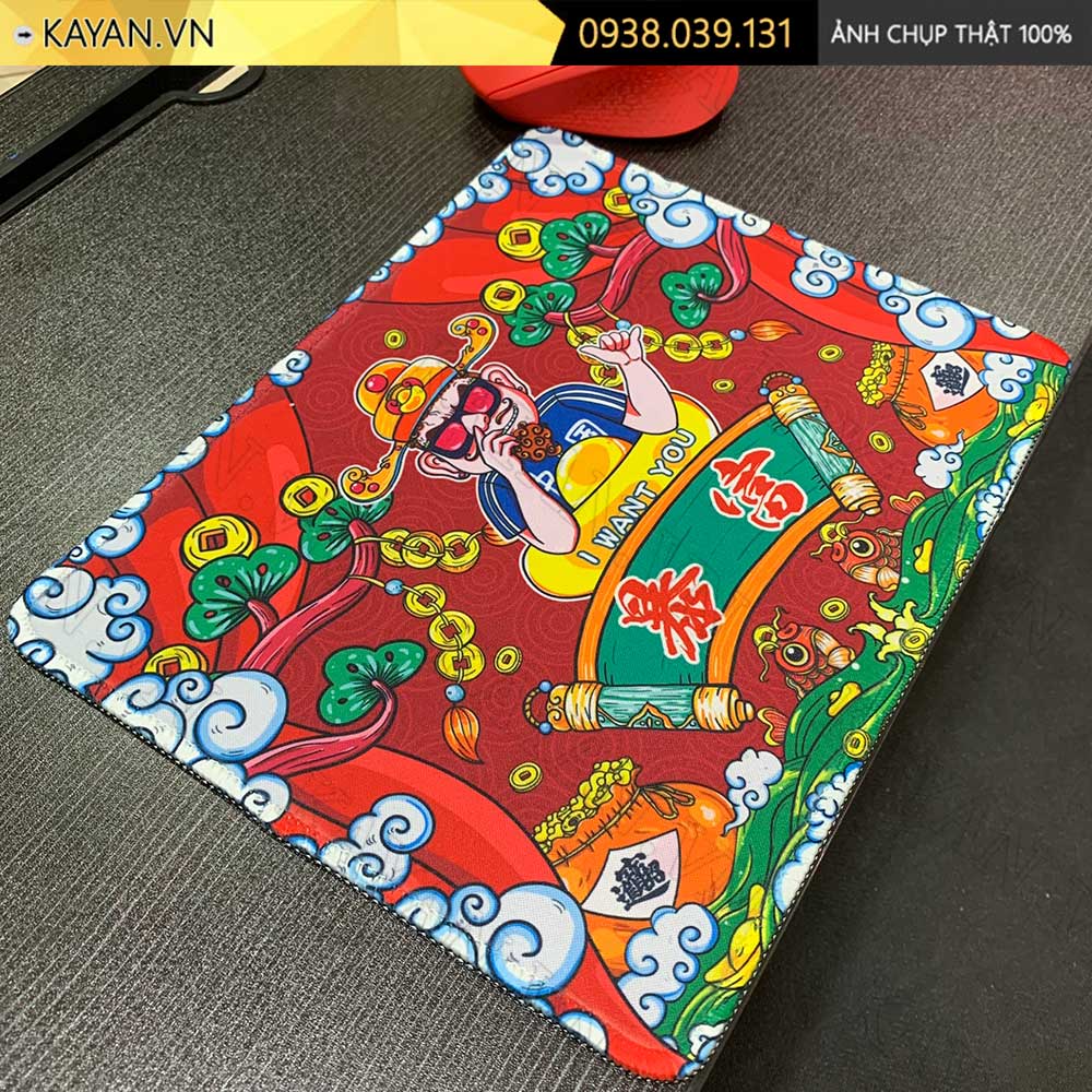Lót chuột chống nước cỡ nhỏ 26x21cm dày 3mm S-17-26X21 (Thần tài)