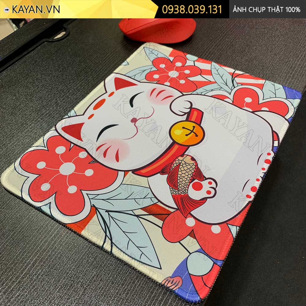 Lót chuột chống nước cỡ nhỏ 26x21cm dày 3mm S-53-26X21 (CUTE-53)