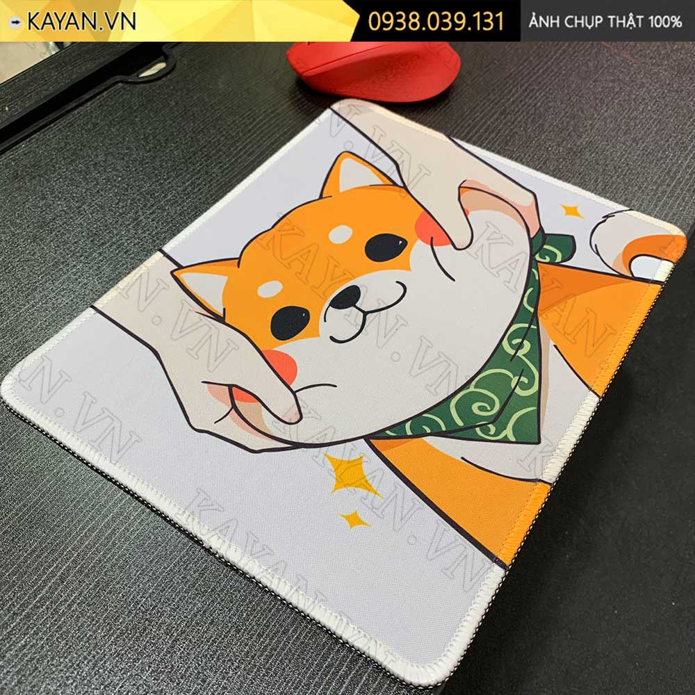 Lót chuột chống nước cỡ nhỏ 26x21cm dày 3mm S-51-26X21 (CUTE-13)