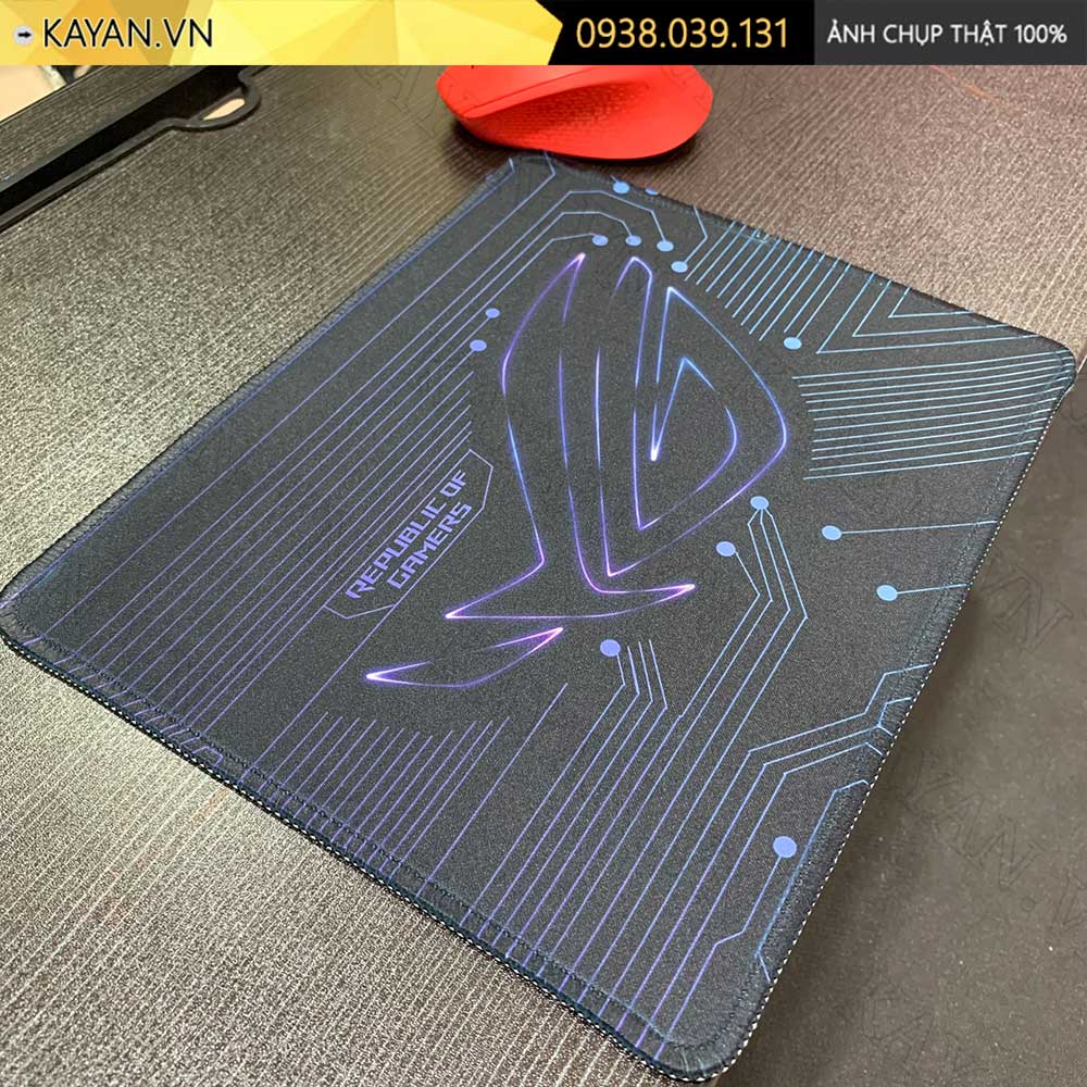 Lót chuột chống nước cỡ nhỏ 26x21cm dày 3mm S-54-26X21 (ROG-04)