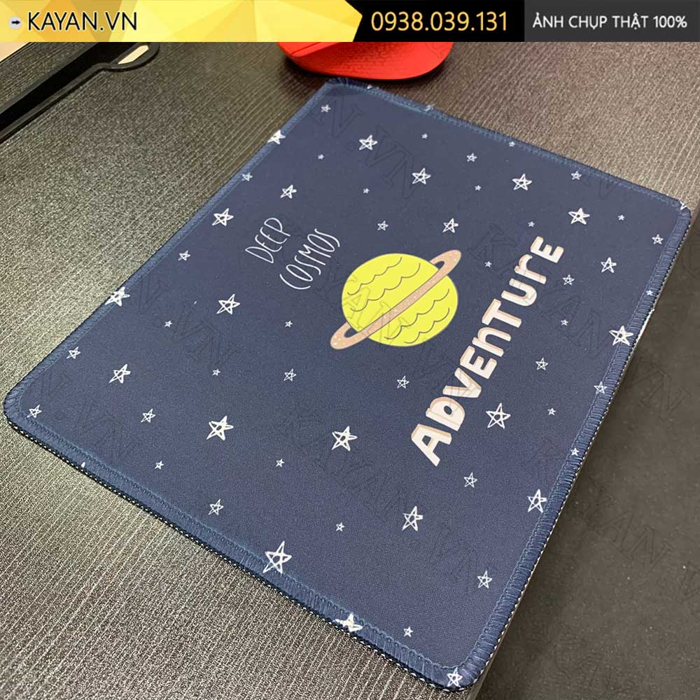 Lót chuột chống nước cỡ nhỏ 26x21cm dày 3mm S-25-26X21 (Adventure)