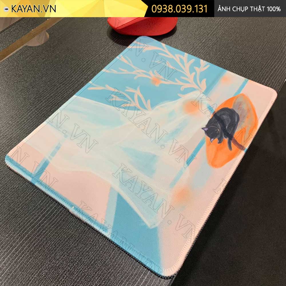 Lót chuột chống nước cỡ nhỏ 26x21cm dày 3mm S-115-26X21 (CUTE-05)
