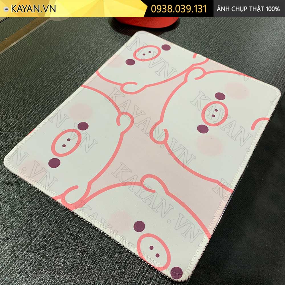 Lót chuột chống nước cỡ nhỏ 26x21cm dày 3mm S-101-26X21 (CUTE-66)